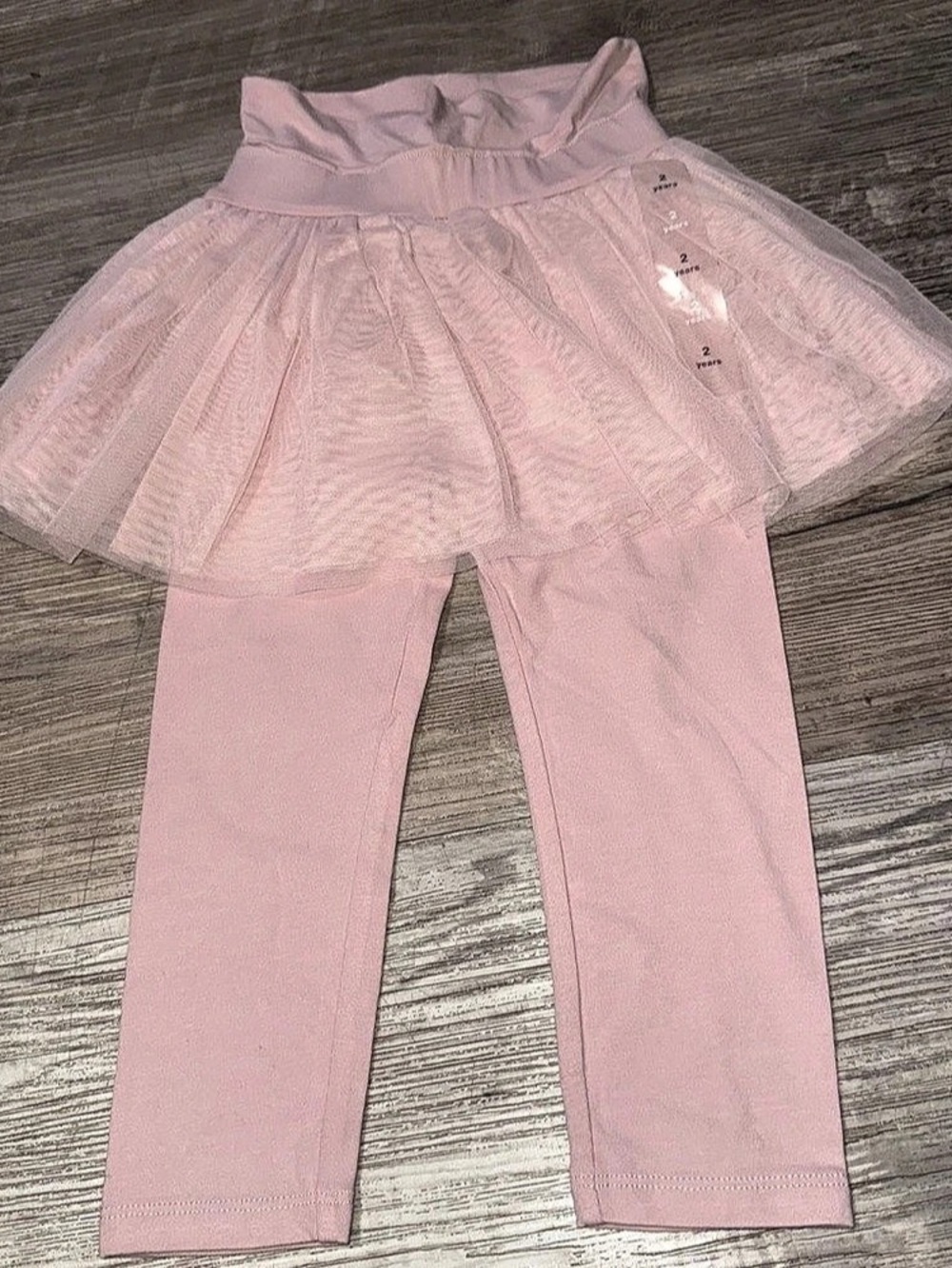 GAP Girls 2 Years Pink Tutu Legging Set Like New